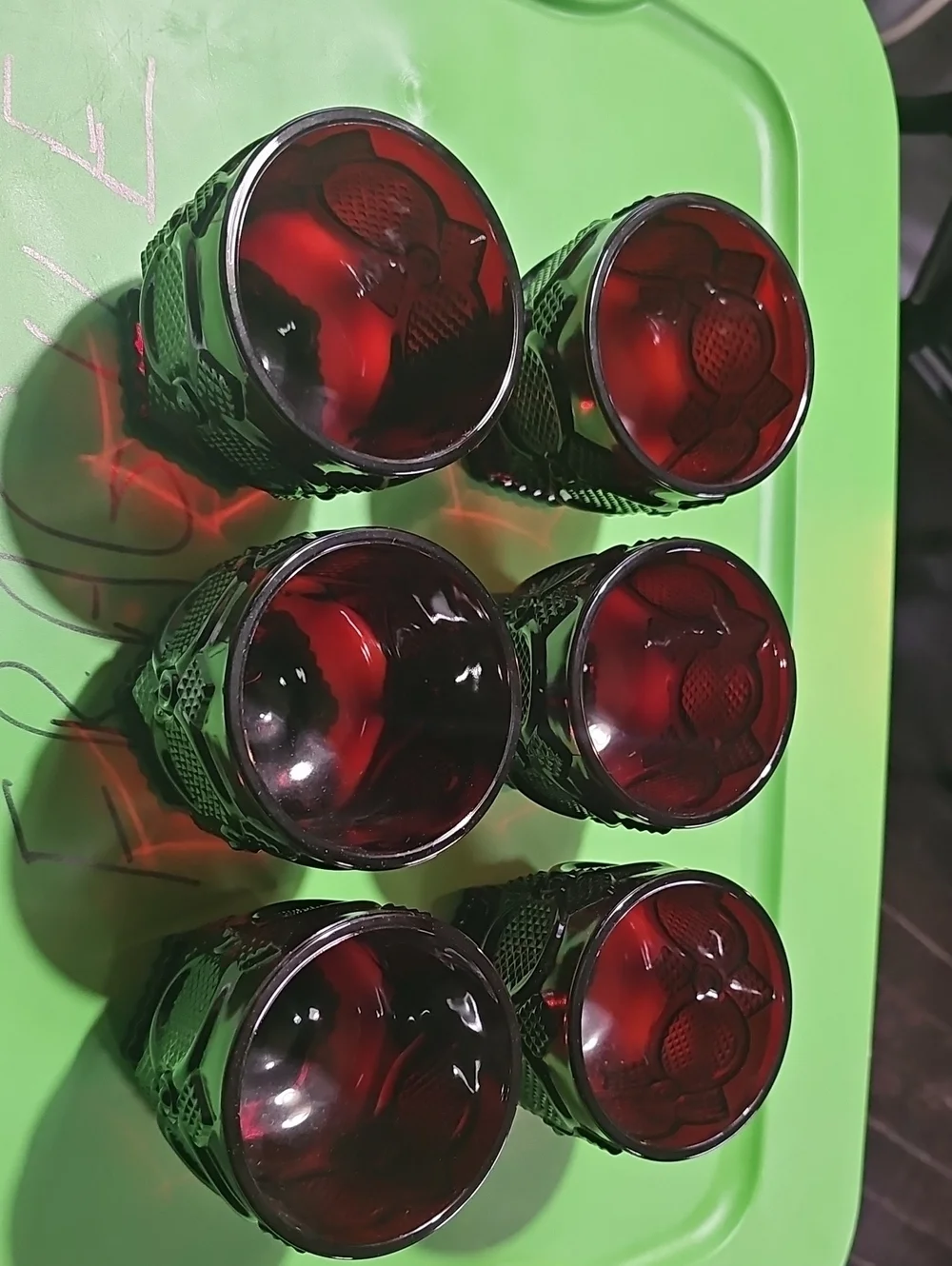 Bundle Of 6 Avon Cape Cod Goblets